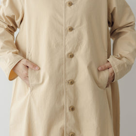 Yoli Cotton long simple coat