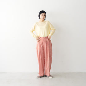 atelier naruse コットンタックパンツ