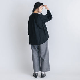 pot and tea ウールワイドパンツ