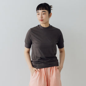 ALWEL モックネックTシャツ