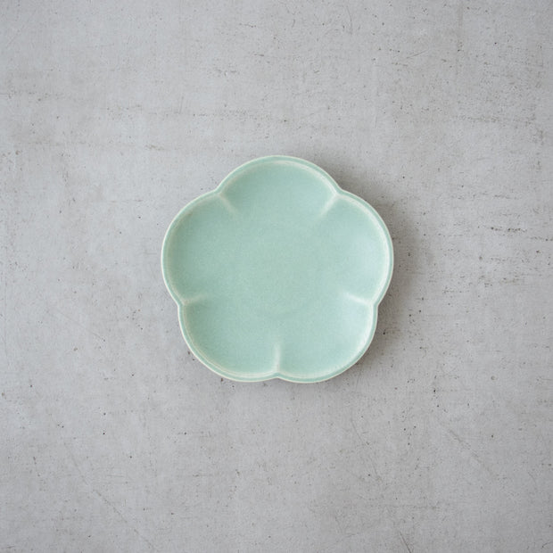 Awabi ware 花型小皿［期間限定販売］