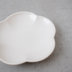 Awabi ware 花型小皿［期間限定販売］