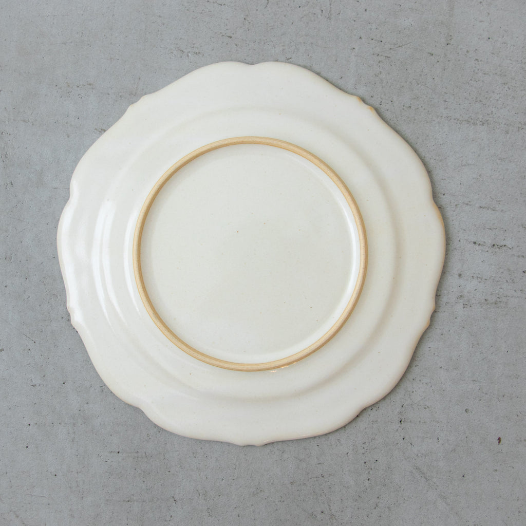Awabi ware 輪花平皿［期間限定販売］