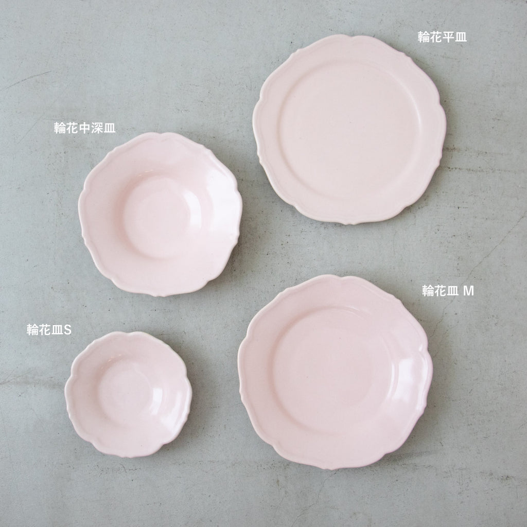 Awabi ware 輪花平皿［期間限定販売］
