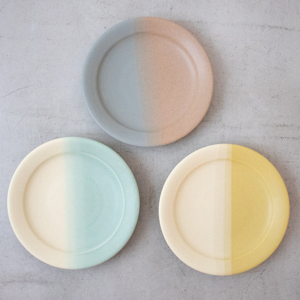 Awabi ware 二彩８寸平皿［期間限定販売］