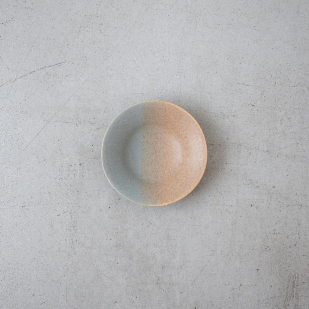 Awabi ware 二彩丸豆皿［期間限定販売］