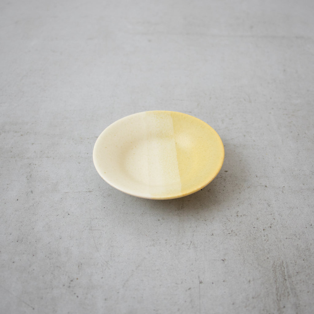 Awabi ware 二彩丸豆皿［期間限定販売］