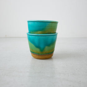 Awabi ware 二彩蕎麦猪口・大［期間限定販売］