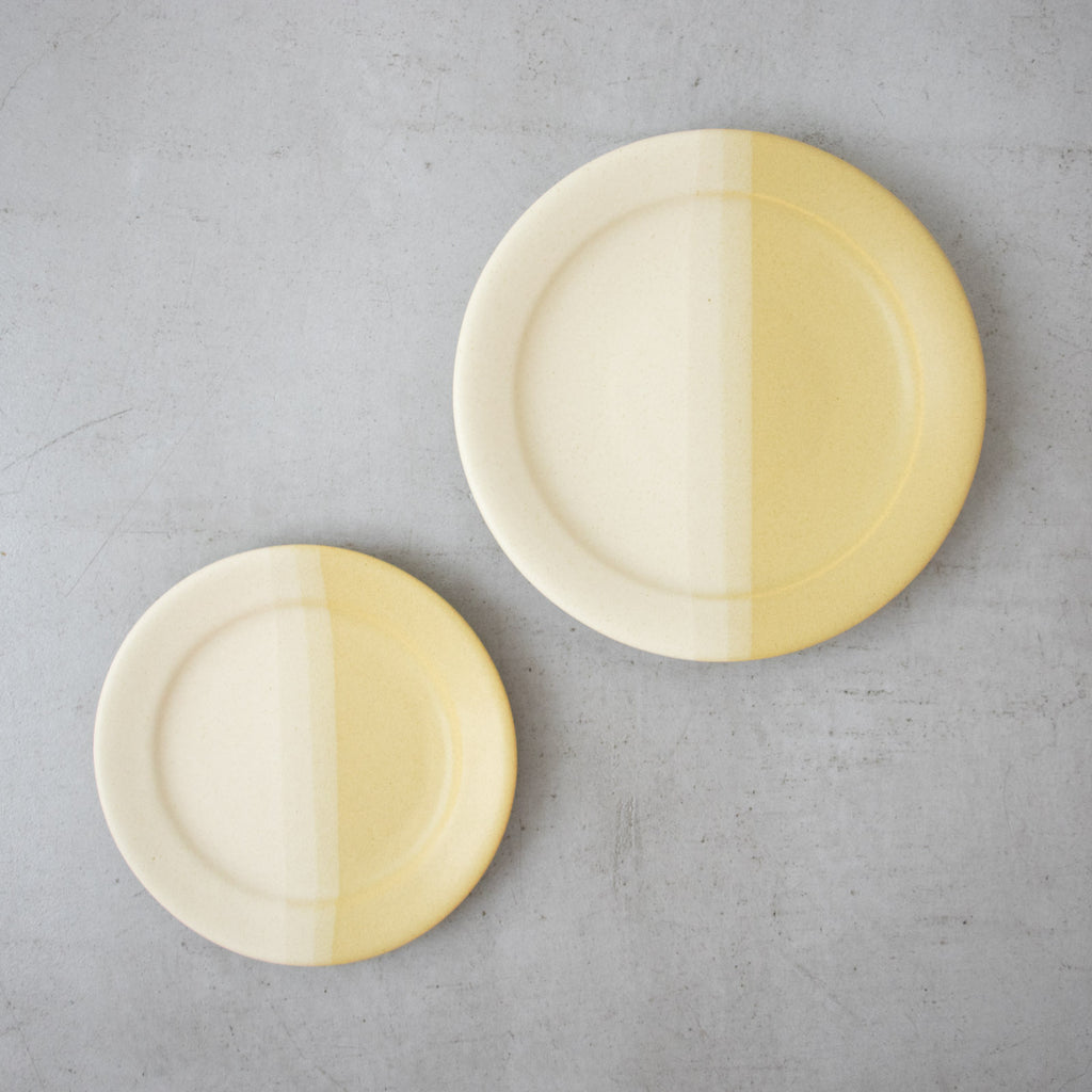 Awabi ware 二彩７寸平皿［期間限定販売］