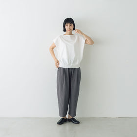 くらすこと リネンコットンパンツ