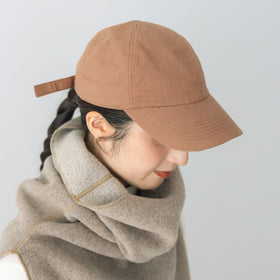 くらすこと コットンリネンのシンプルキャップ［7月入荷予定］