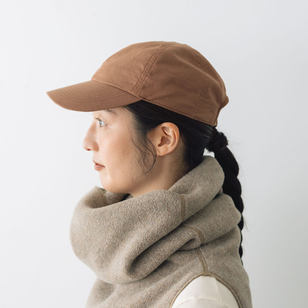 くらすこと コットンリネンのシンプルキャップ［7月入荷予定］