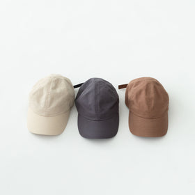 くらすこと コットンリネンのシンプルキャップ［7月入荷予定］
