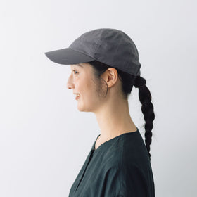 くらすこと コットンリネンのシンプルキャップ［7月入荷予定］