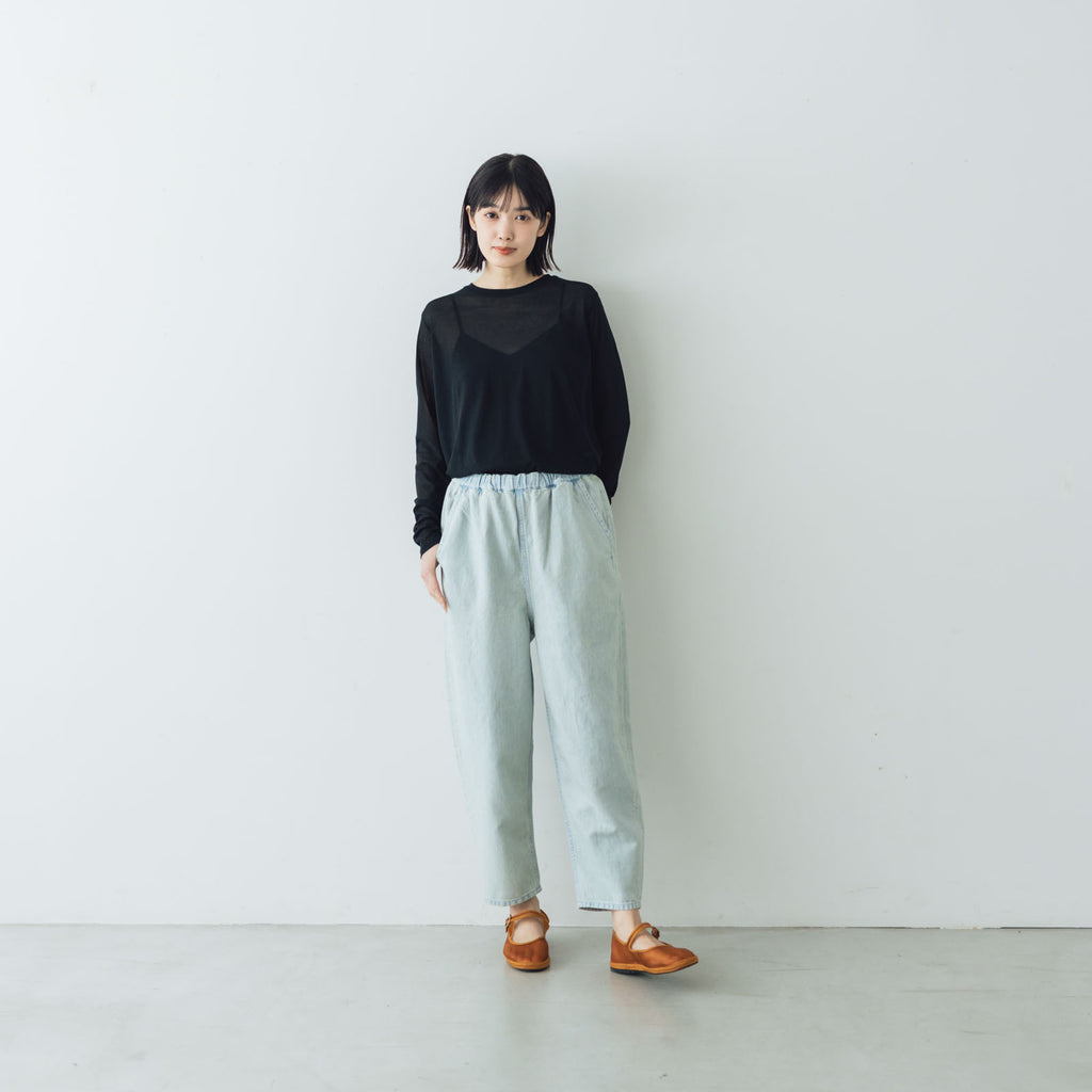 ROBE de PEAU リラックスシアープルオーバー