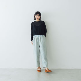 ROBE de PEAU リラックスシアープルオーバー