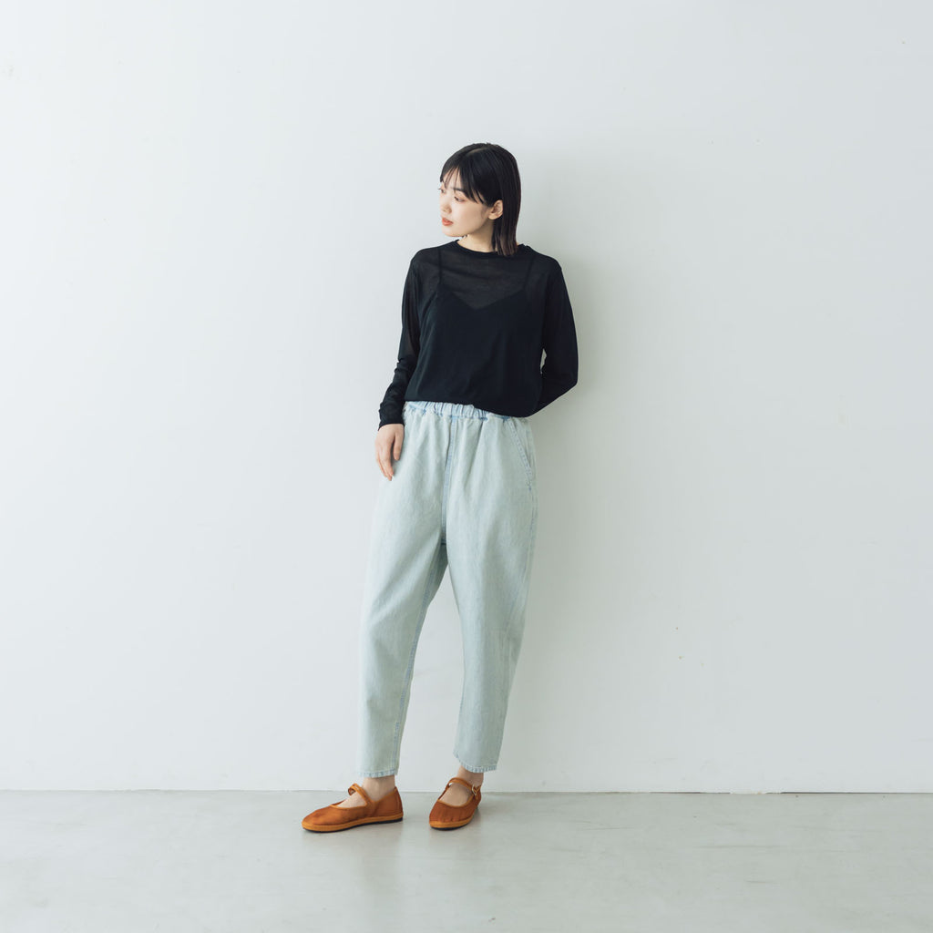 ROBE de PEAU リラックスシアープルオーバー