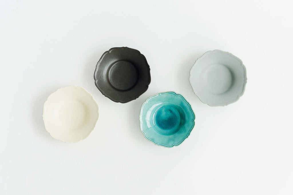 Awabi ware 輪花中深皿［一部期間限定販売］