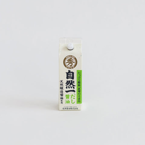 丸秀醤油 自然一だし醤油 *